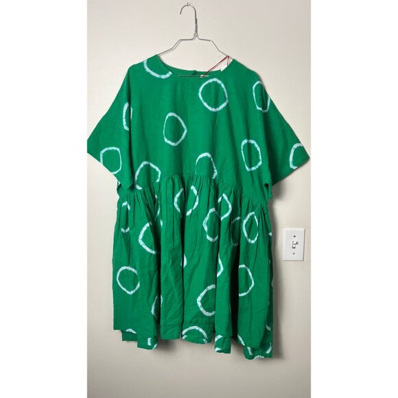 NOR BLACK NOR WHITE GREEN DOVER BABYDOLL DRESS - Picture 2 of 10